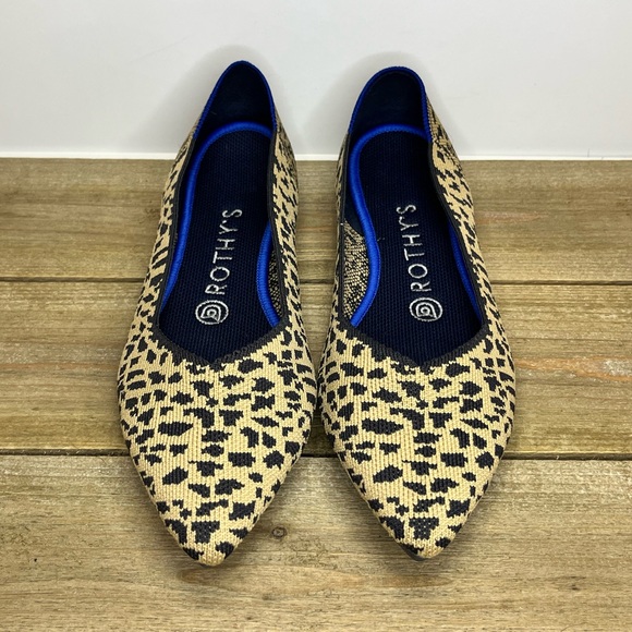 Rothy's The Point Cheetah print flats - Picture 2 of 6
